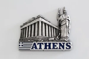 3D - ATHEN - GRIECHENLAND - Souvenir Kühlschrank Magnet Küche Dekor Urlaubsgeschenk - Metall - Bild 1 von 129
