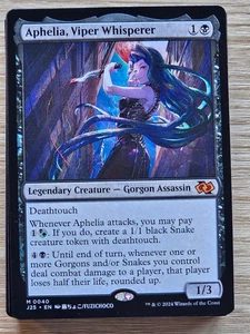 Custom Commander Deck ~ Venomous Vanguard ~ Aphelia, Viper Whisperer ~ 100 Cards - Picture 1 of 5