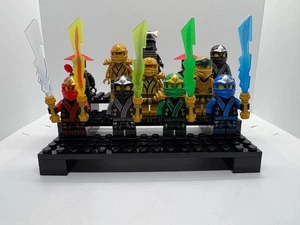 Lego Ninjago final battle lot of 11 with all elemental blades READ DESCRIPTON - Picture 1 of 2