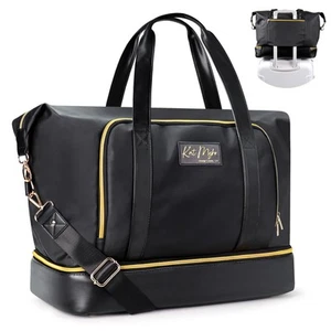 Womens Versatile Weekender & Gym Bag: Spacious Travel Duffel Bag and Carry On... - Picture 1 of 8