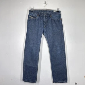 Diesel Waykee Jeans Mens *W32 L32 Blue Regular Straight 0088Z Denim - Picture 1 of 12