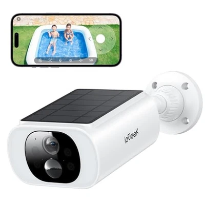 [2025 Solar Panel Integrated, Highly Efficient Charging] ieGeek Outdoor Se [NEW] - Image 1 of 4