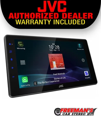 JVC KW-Z900W 9" HD Pantalla Flotante Receptor de Medios Digitales Apple CarPlay Foto 1 de 4