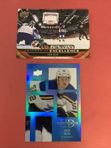 2024-25 lot of 2 different Zach Dean NHL cards St. Louis Blues - Picture 1 of 7