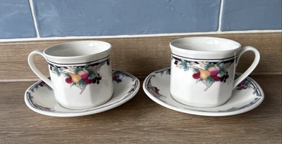 Taza y platillos Royal Doulton x2 Autumns Glory nuevos en caja Foto 1 de 4