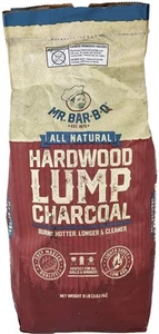 8 LB. All Natural Hardwood Lump Charcoal Burns Hotter Longer & Cleaner Low Ash - Picture 1 of 7