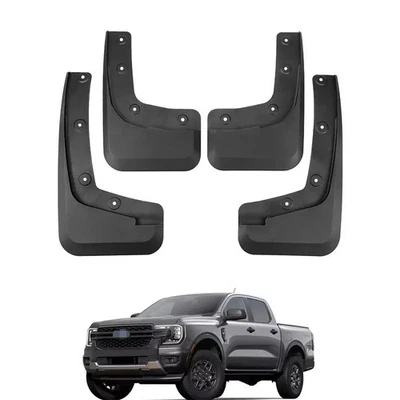 4X Splash Guard Mudguard Mud Flap Mud Guards Fenders For Ford Ranger 2024-2025 - Image 1 of 4