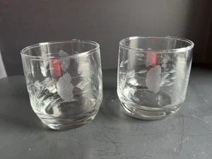 "Juego de 2 vasos de jugo vintage Princess House Heritage de 3""" - Imagen 1 de 4