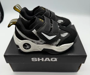 SHAQ RAQ LOW Shoes Toddler Boys Size 7 Black White Outdoor AQ95009TBW - Picture 1 of 10