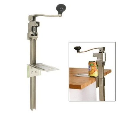 Heavy Duty Commercial Steel Restaurant Food Big Can Opener Manual Table Mounted - Image 1 of 4