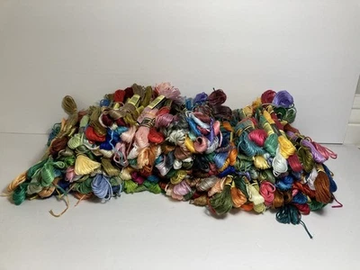 DMS HUGE LOT Embroidery Floss Thread 100% Cotton 277 Skeins NEW - Image 1 of 4