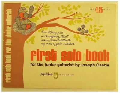 First Solo Book for the Junior Guitarist by Joseph Castle (Alfred; 1967) - VG - Image 1 of 3