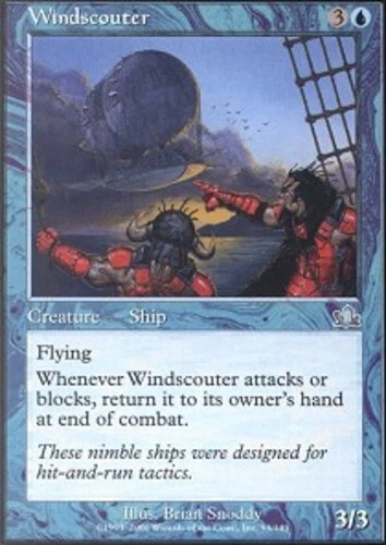 Windscouter - Foil ~ Lightly Played Prophecy MTG Magic UltimateMTG Blue Card - Image 1 of 1