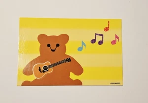 Mrs. Grossman’s Sticker Club ~Celebration Fun April 2023~ Bear PostCard READ - Picture 1 of 3