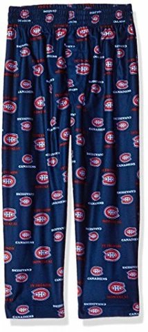 Outerstuff NHL Montreal Canadiens Toddler Boys Sleepwear All Over Print Pants Cover