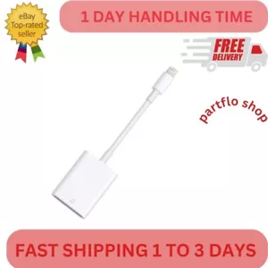 Apple Mfi Certified Lightning to SD Card Camera Reader for Iphone Ipad, Memory - Picture 1 of 3