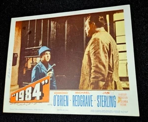 "1984" - Tarjeta de vestíbulo vintage 11x14 1956 protagonizada por Edmond O'Brien - Imagen 1 de 4