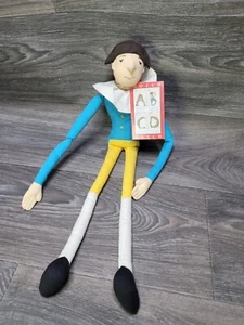 1996 HOTCH POTCH 21" Alphabet Plush Doll Colonial Williamsburg Merry Makers/blue - Picture 1 of 11