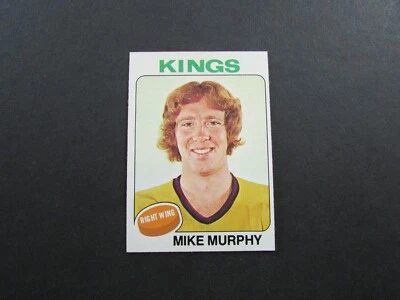 1975-76 Topps Hockey Card #52 Mike Murphy - Image 1 of 2