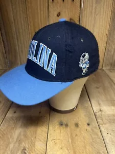 Vintage 90s Starter North Carolina Tar Heels Wool Fitted Hat 7 3/8 Rare Natural - Bild 1 von 8