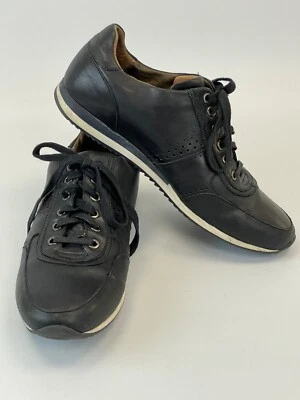 Мужские черные кожаные кроссовки Bacco Bucci * мужские размер 8 - Изображение 1 из 4