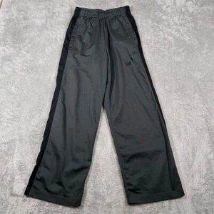 Nike Boy's Black Track Pants Size L 24" Inseam Elastic Waistband Activewear - Picture 1 of 12