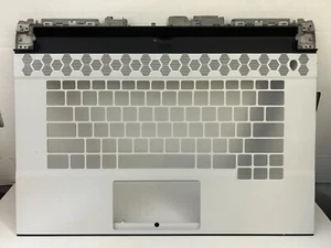Genuine Dell Alienware M15 R3 R4 White Upper Case Palmrest 6RH0N 06RH0N - Picture 1 of 3