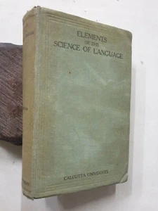 Taraporewala, Sorabji: elementos de la ciencia del lenguaje. 1951. 654p. hb - Imagen 1 de 10