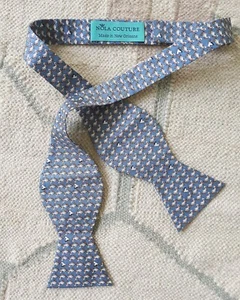 NOLA Couture 100% Silk Pelican Bow Tie - Made in New Orleans- Gulf of America - Picture 1 of 1