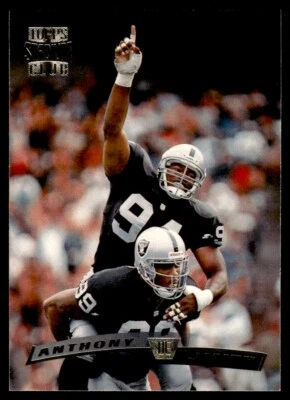 1996 Stadium Club Football Card Anthony Smith Oakland Raiders #97 - Image 1 of 2