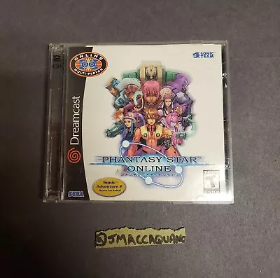 Phantasy Star Online Sega Dreamcast Complete w/ Sonic Adventure 2 Demo - Image 1 of 4