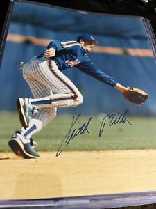 New York mets keith miller autographed 8x10 photo 