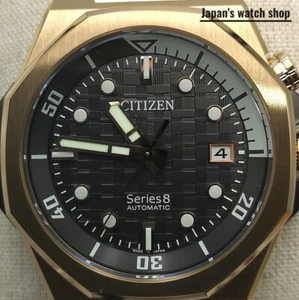 CITIZEN Series 8 NB6069-53H Black Mechanical Men's Watch New in Box - Picture 1 of 24