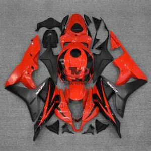 Red Black Fairing Kit for Honda CBR600RR 2007-2008 Injection Mold Bodywork F5 - Picture 1 of 12