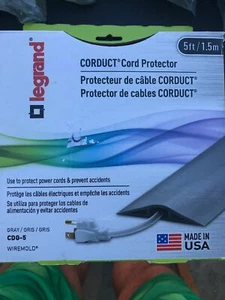 Legrand CDG-5 Drahtform Kabelkanal Überboden Kabelschutz, 5 Fuß, grau - Bild 1 von 2