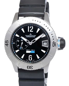 Jaeger Lecoultre Master Compressor Diving GMT Titanium Mens 44mm Watch 160.T.05 - Picture 1 of 11