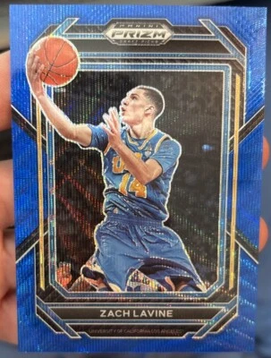 2023-24 Prizm Draft Picks Zach LaVine Blue Wave /249 UCLA Color Match - Image 1 of 2
