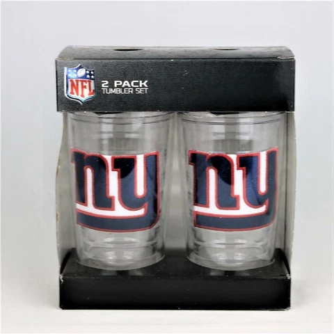 New York Giants NFL Officially Licensed Hunter 2pk 16oz Tumbler Cover