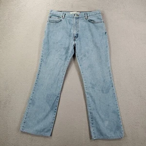 Jeans Levis 517 Para Hombre 36x34 Bootcut Azul Claro Lavado Vaquero Western Y2K - Imagen 1 de 13