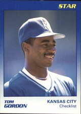 1989 Star Gordon Baseball Card #1 Tom Gordon CL