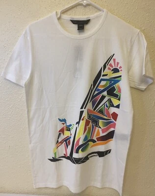 Camiseta gráfica Marc by Marc Jacobs para hombre XS/TP abstracta colorida nueva con etiquetas Foto 1 de 4