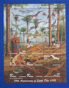 Palau (#369) 1995 Winged Reptiles of Ancient Skies MNH sheet - Picture 1 of 1