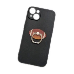 For iPhone 12 11 15 14 13 SE 7 8 2020 2022 3D Rugby Ball Holder Soft TPU Cover - Picture 1 of 4