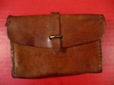 WWII US Army Leather Browning Rilfe Spare Parts Box - Mrkd: B.E.G. Co. 42 - NICE