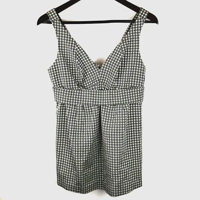 Camiseta sin mangas The Limited para mujer pequeña gris con estampado circular forrada con cuello en V cami Foto 1 de 4