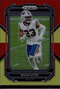 2022 Panini Prizm Football Micah Hyde #36 Red Yellow /44 - Picture 1 of 2