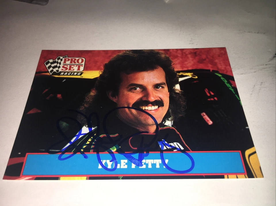 Kyle  Petty Signed 1990 Proset Card - Image 1 of 1