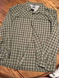 Eastern mountain sports Shirt Green Plaid XL - Picture 1 of 2