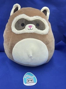 Kellytoy Squishmallow 12" Brown Farice the Ferrett - Tag included - Picture 1 of 11