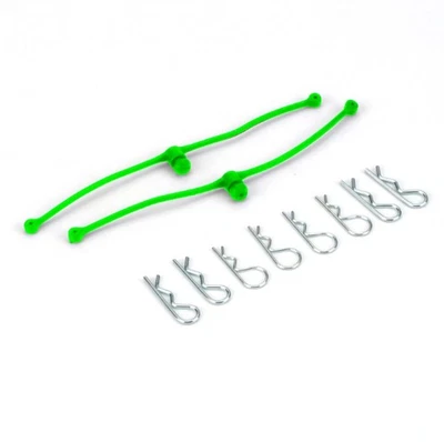 Dubro Products (DUB2253) Body Klip Retainers-Green - Image 1 of 4